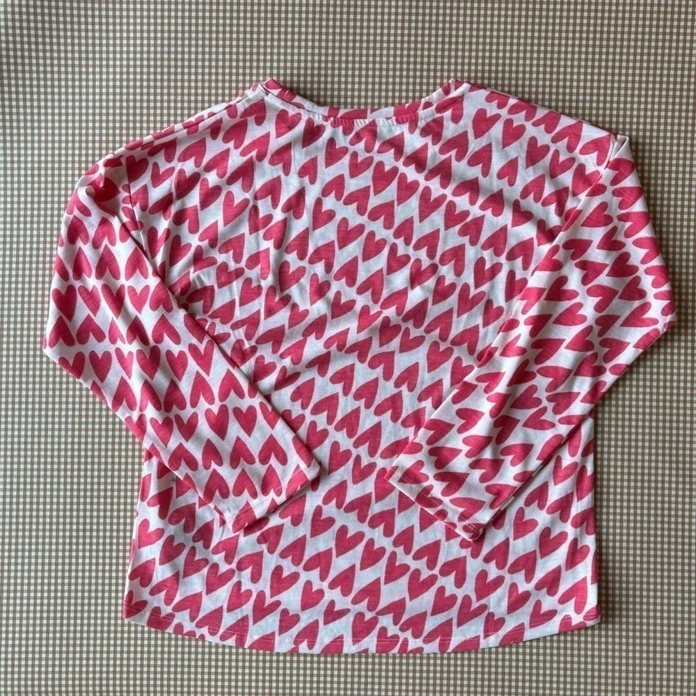 Gap Teen Pajama top. Heart print.‎ NWT. Size 14